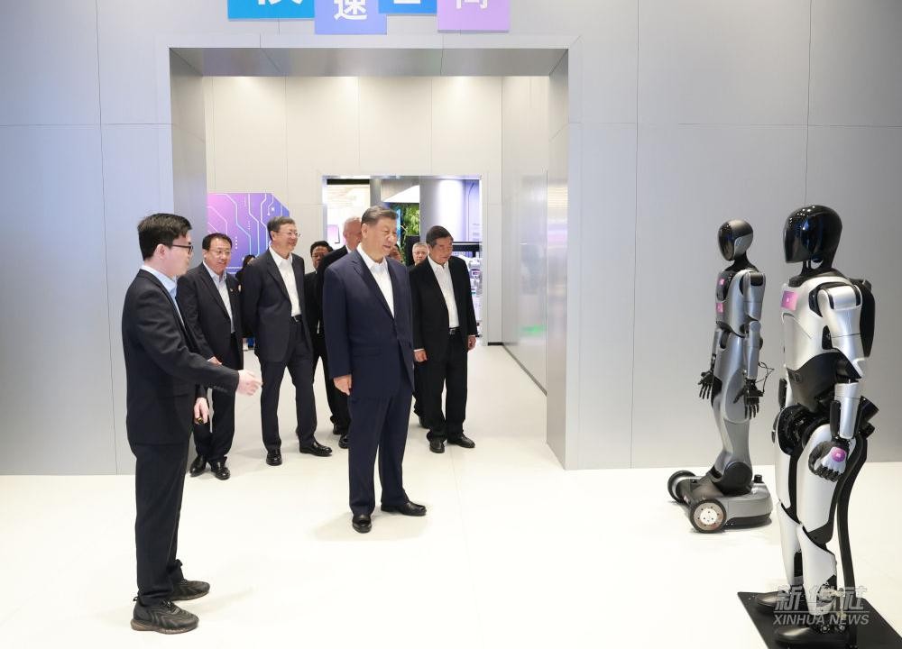 习近平总书记到上海调研，开云kaiyun代表具身智能行业汇报进展